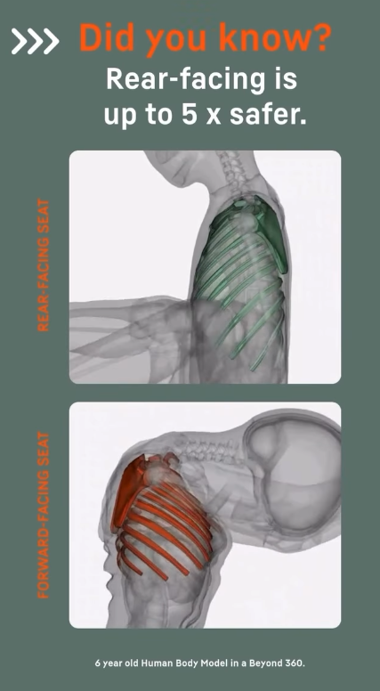 Co se skutečně děje v těle dítěte při autonehodě?