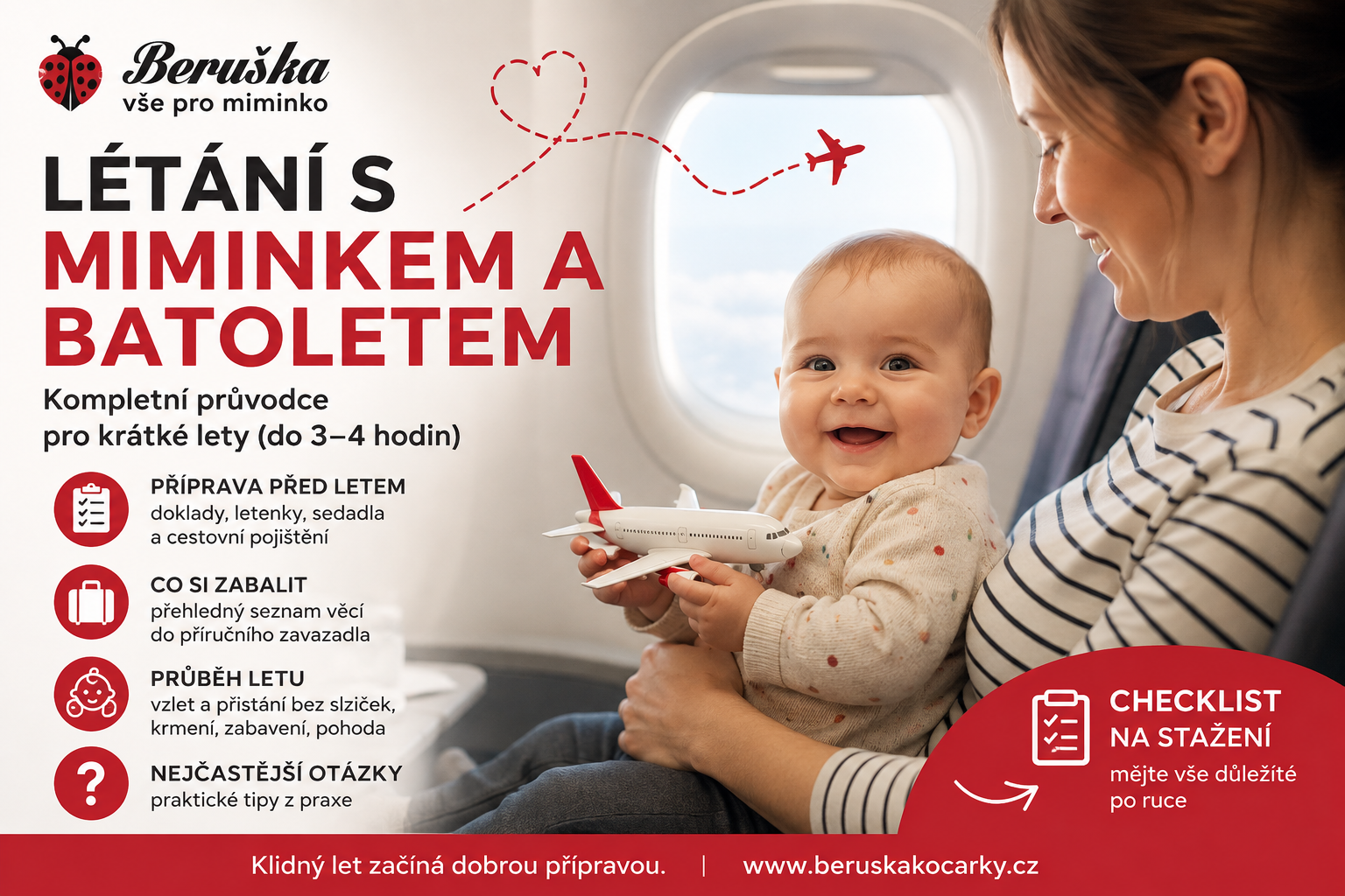 Létání s miminkem a batoletem