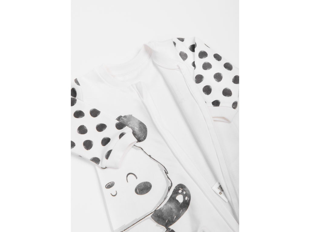 Overal na zip s pandou_S14610