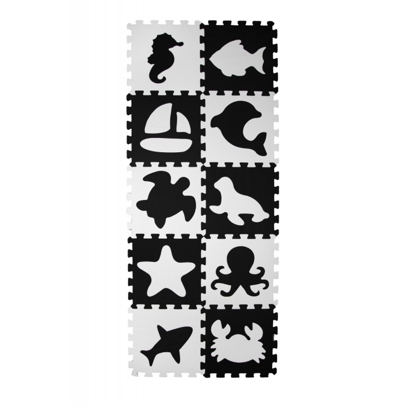 COSING Pěnová podložka puzzle - OCEAN 10ks