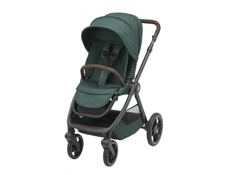 Maxi-Cosi Oxford kočárek + korba + autosedačka Pebble 360 Pro 2 + základna + adaptéry Essential Green