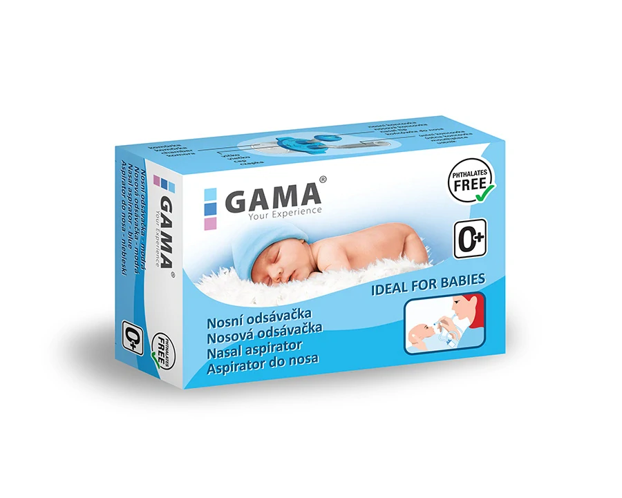 Gama hadičková nosní odsávačka - modrá