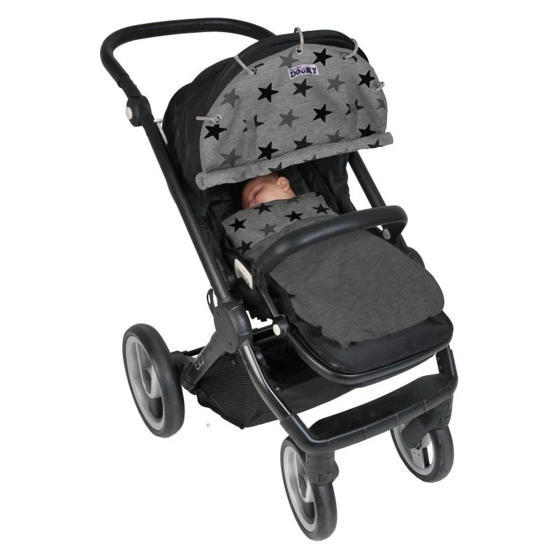 sluneční clona Design clona Grey Stars s UV ochranou UPF 50+