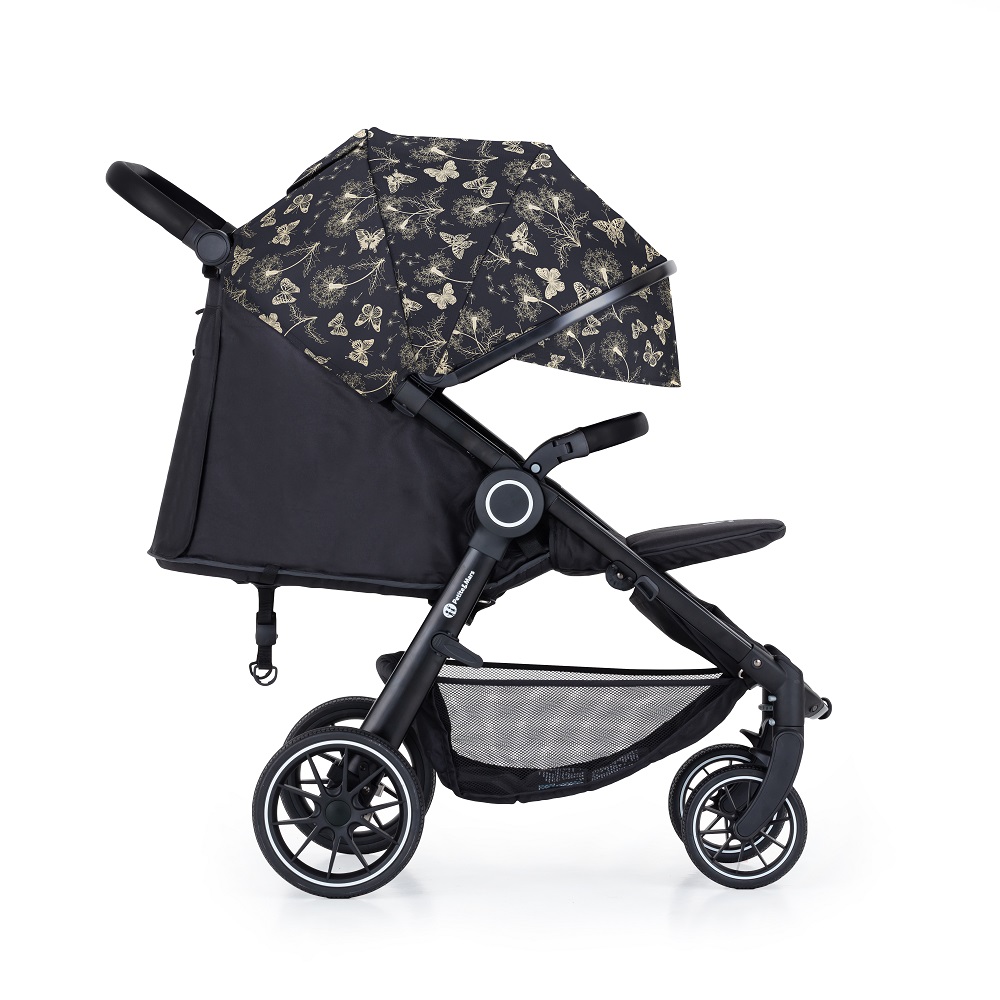 PETITE&MARS Kočárek Street+ RWS Black + Stříška Limited 100 Dandelion