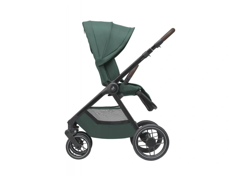 Maxi-Cosi Oxford kočárek + korba + autosedačka Pebble 360 Pro 2 + základna + adaptéry Essential Green