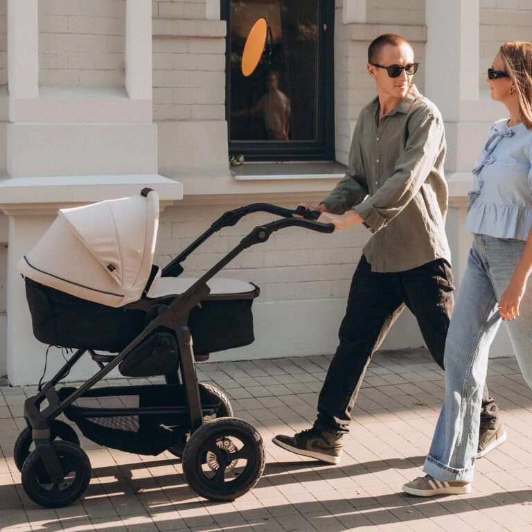 Tfk mono3 frame - air wheel + carrycot mono/pro combi unit sand 