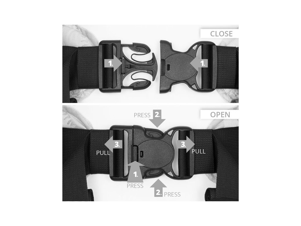 Fidella FlyClick Baby - Birds - Black Ecru