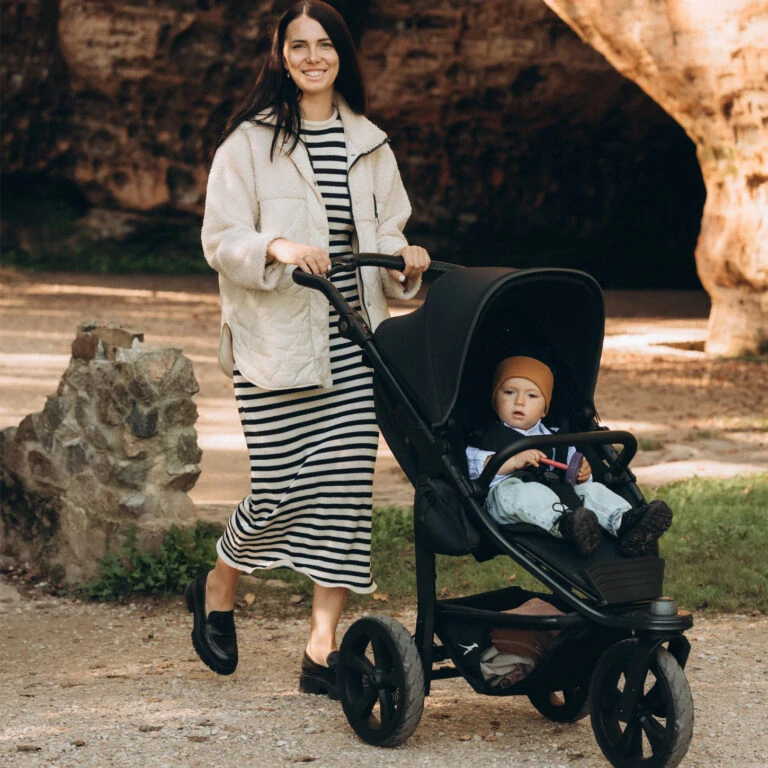 Tfk mono3 frame - air chamber wheel + carrycot mono/pro combi unit olive