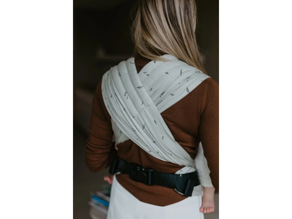 Ergonomické polovázací nosítko Fidella FlyClick - Toddler - Leaves Green