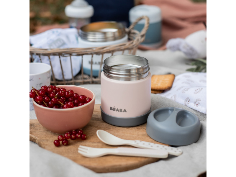 Beaba Termoska na jídlo 300ml Pink