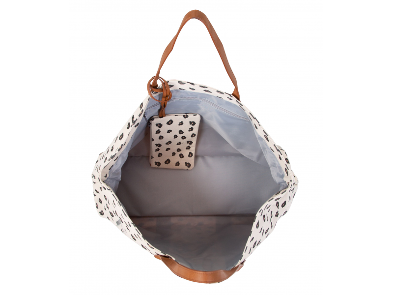 Childhome Cestovní taška Family Bag Canvas Leopard