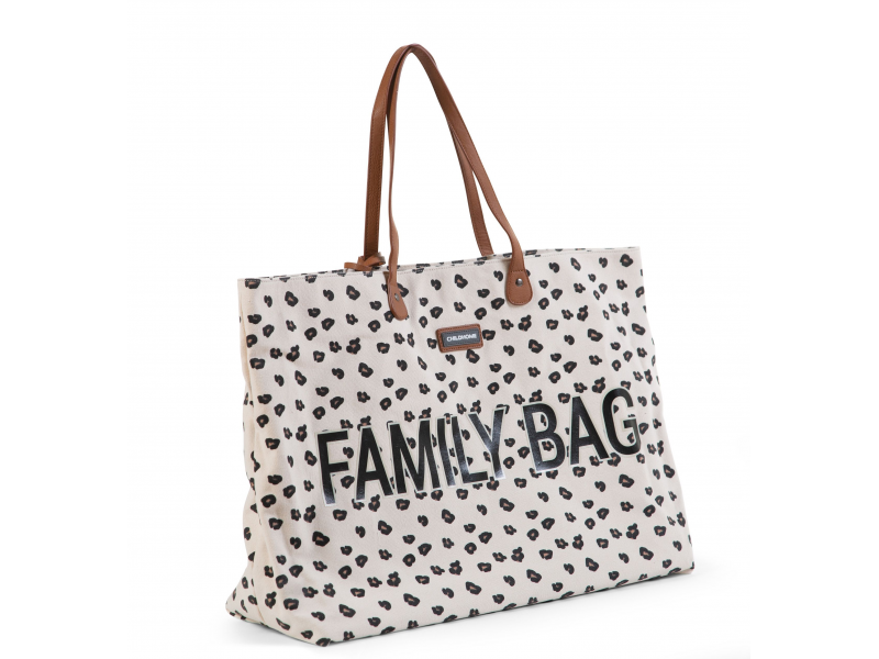 Childhome Cestovní taška Family Bag Canvas Leopard