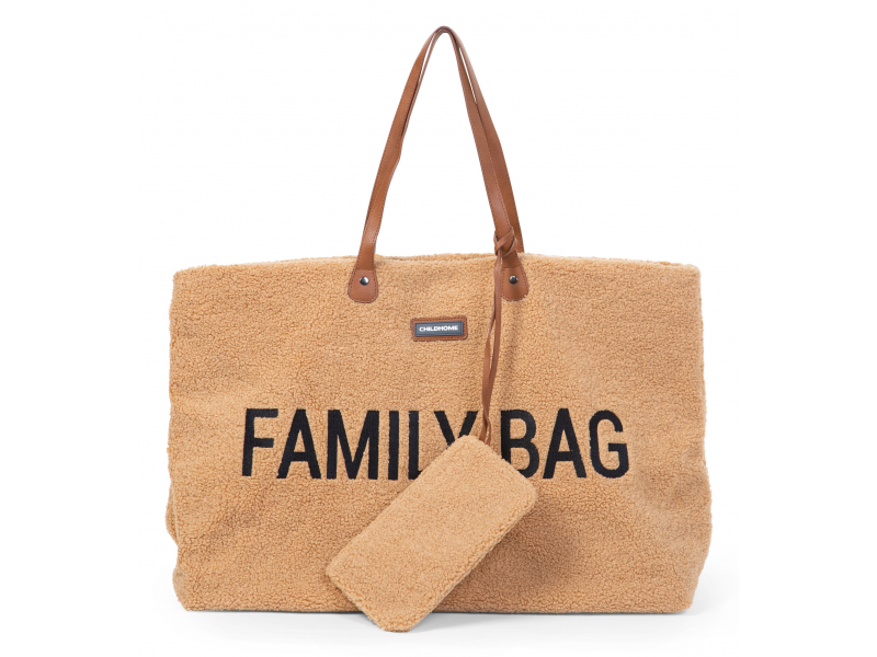 Childhome Cestovní taška Family Bag Teddy Beige