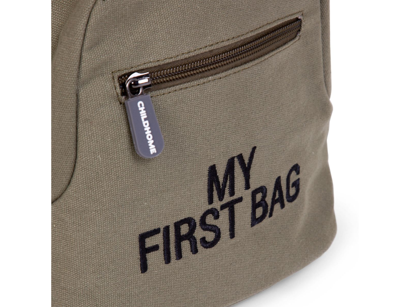 Childhome Dětský batoh My First Bag Canvas Khaki
