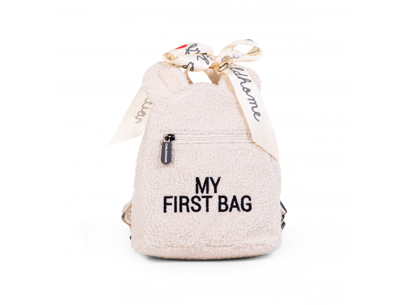 Childhome Dětský batoh My First Bag Teddy Off White