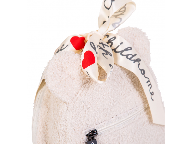 Childhome Dětský batoh My First Bag Teddy Off White