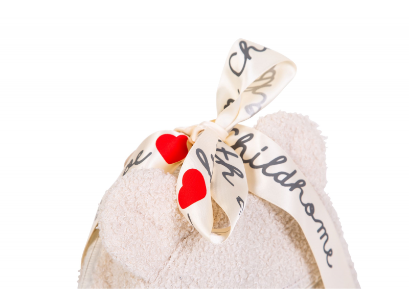 Childhome Dětský batoh My First Bag Teddy Off White