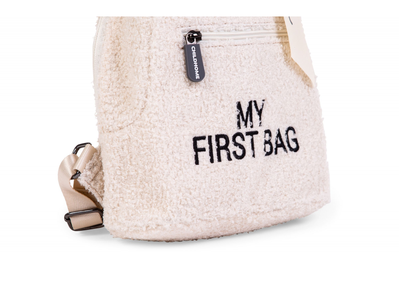 Childhome Dětský batoh My First Bag Teddy Off White