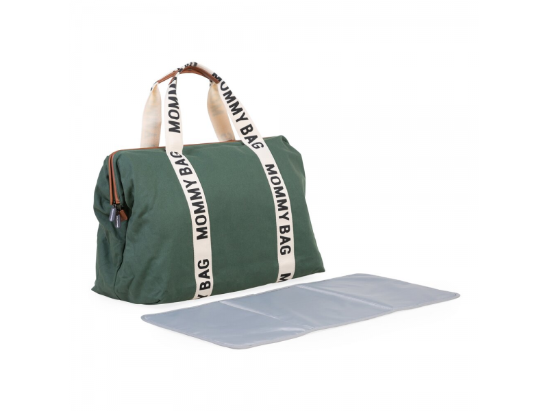 Childhome Přebalovací taška Mommy Bag Canvas Green