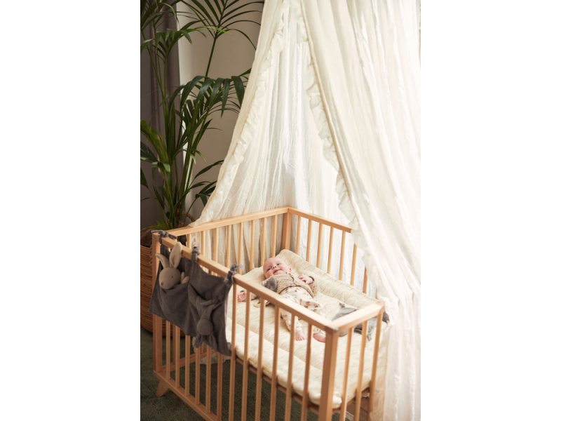 Jollein Nebesa nad postýlku Vintage 245cm Ruffle Ivory