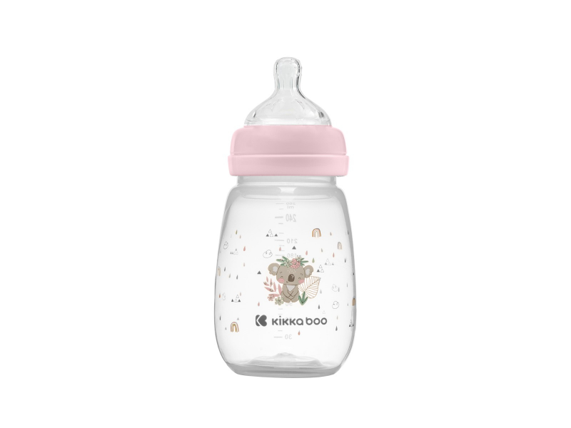 KikkaBoo Kojenecká láhev 260ml 3m+ Savanna Pink