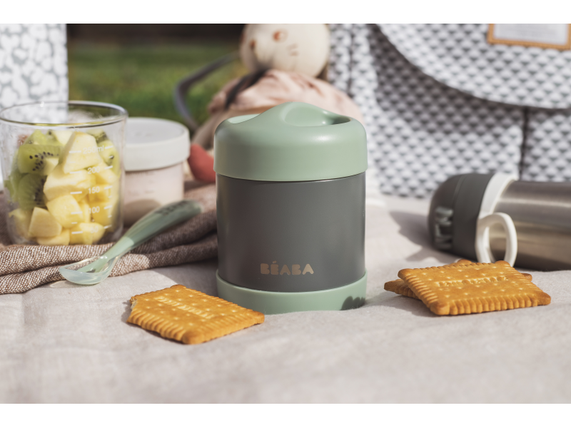 Beaba Termoska na jídlo 300ml Mineral Grey