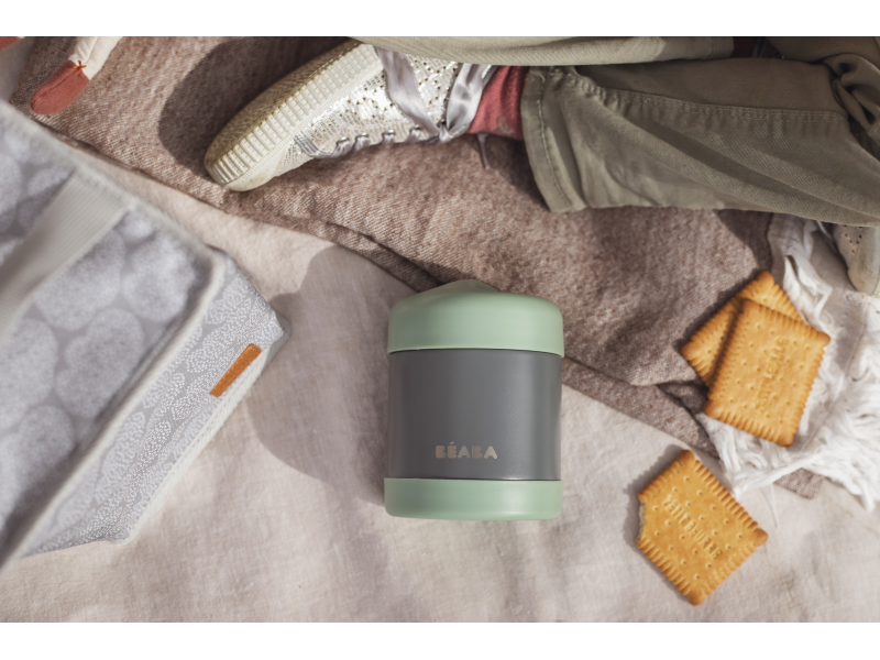 Beaba Termoska na jídlo 300ml Mineral Grey