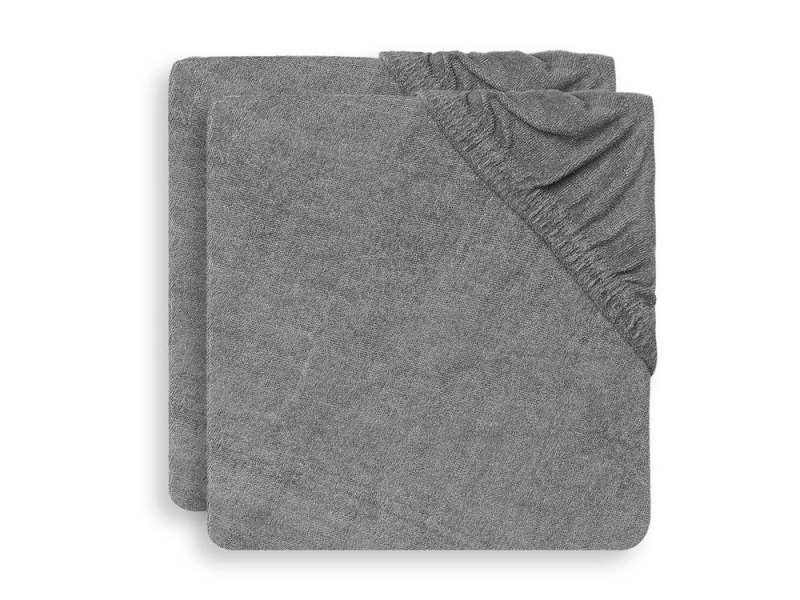 Potah na přebalovací podložku 50x70cm 2 ks froté Storm Grey