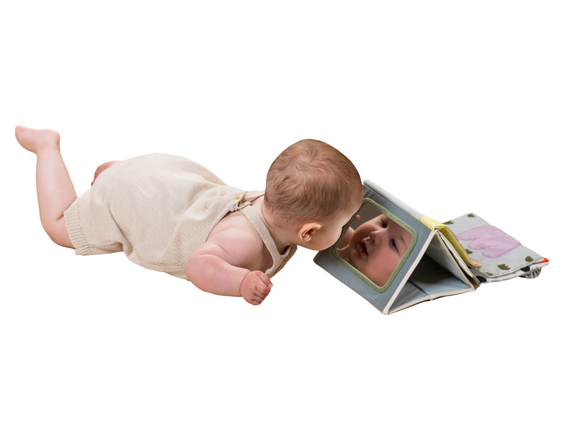Knížka pro hru na bříšku Sensory Book