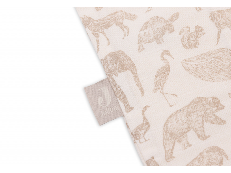 Jollein Spací pytel 70cm Animals Nougat
