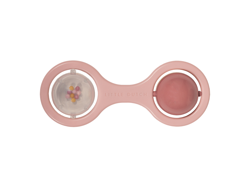 Chrastítko s kuličkami Pink