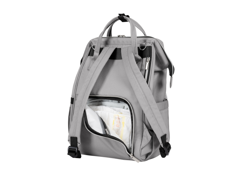 KikkaBoo Přebalovací batoh Siena Light Grey