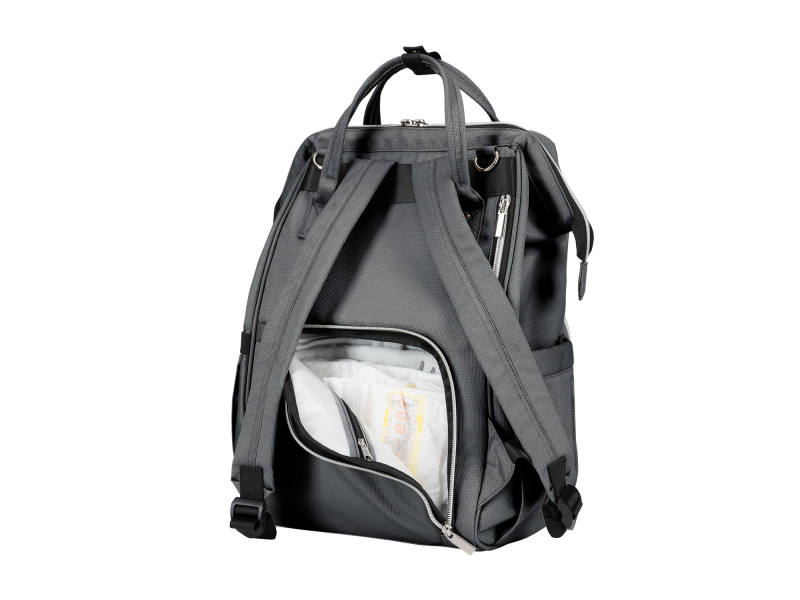 KikkaBoo Přebalovací batoh Siena Dark Grey