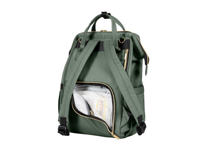 KikkaBoo Přebalovací batoh Siena Army Green