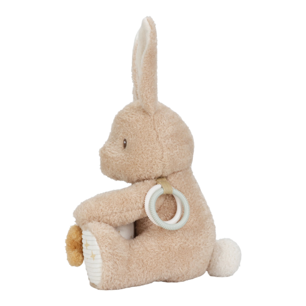Králíček plyšový s aktivitami Newborn Naturals