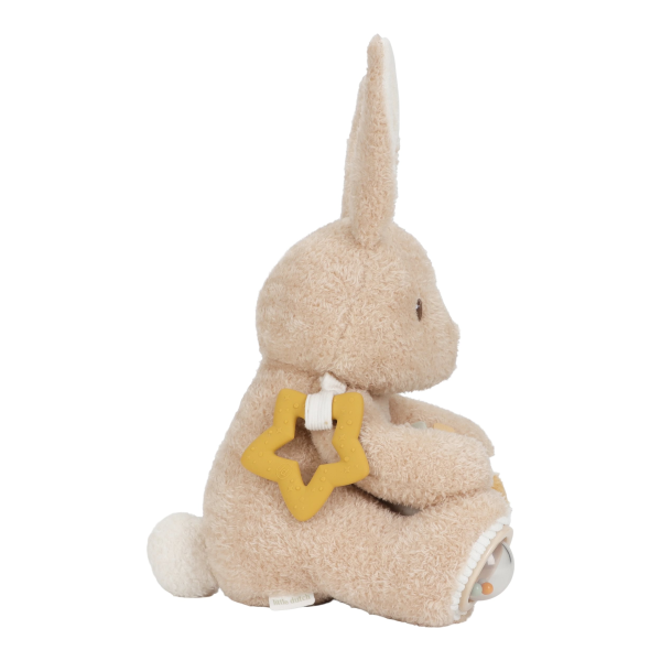 Králíček plyšový s aktivitami Newborn Naturals