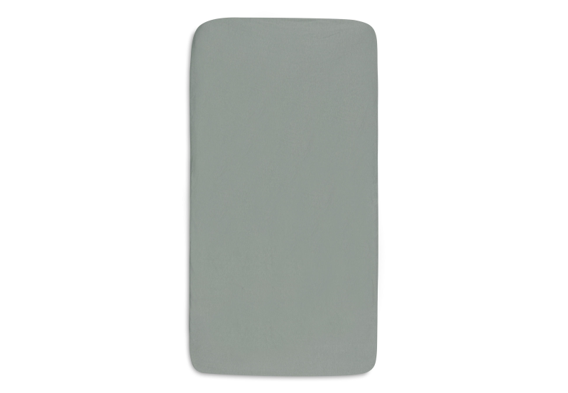 Prostěradlo napínací 120x60 cm 2 ks Sea Green/Ivory