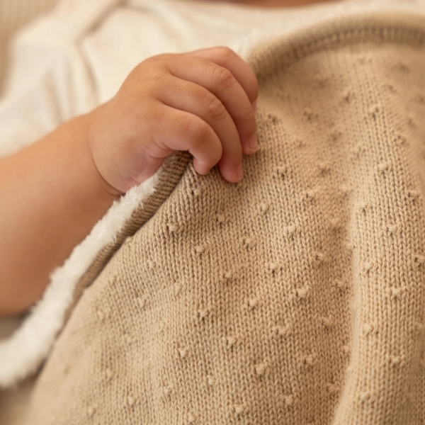 Deka pletená / fleece 70x100 Pure Soft Beige