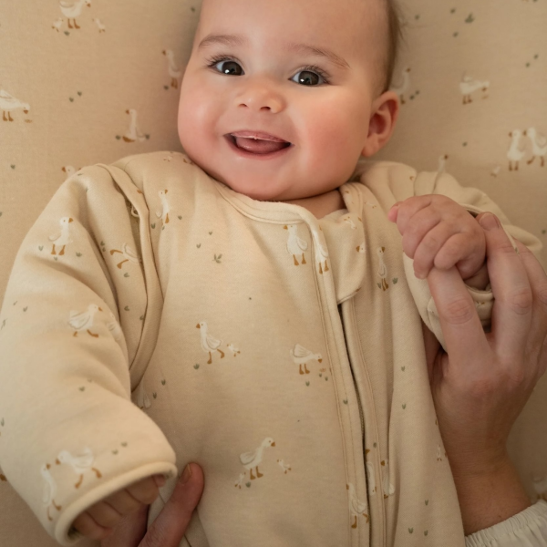 Spací pytel s oddělitelnými rukávy 70 cm Husa Newborn Naturals