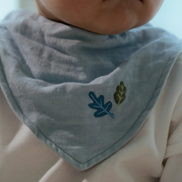 Bryndáček bandana 2 ks Pure Denim Blue