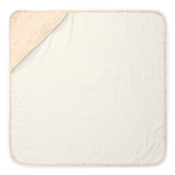 Osuška s kapucí 75x75 cm Husa Newborn Naturals