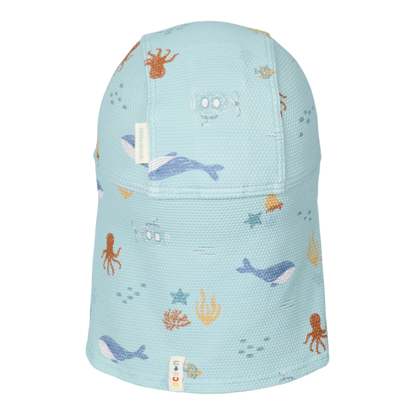 Plážová kšiltovka s ochranou krku Ocean Friends vel. 2