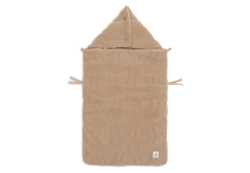 Fusak do autosedačky Miffy Jacquard Teddy Biscuit