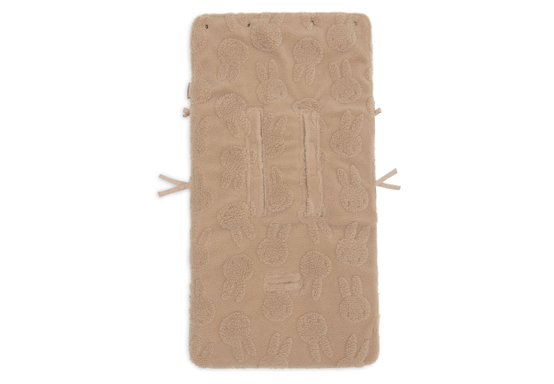 Fusak do autosedačky Miffy Jacquard Teddy Biscuit