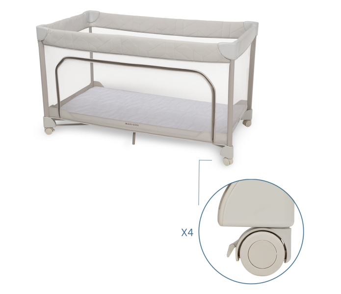 Merlin postýlka cestovní Elegance Beige