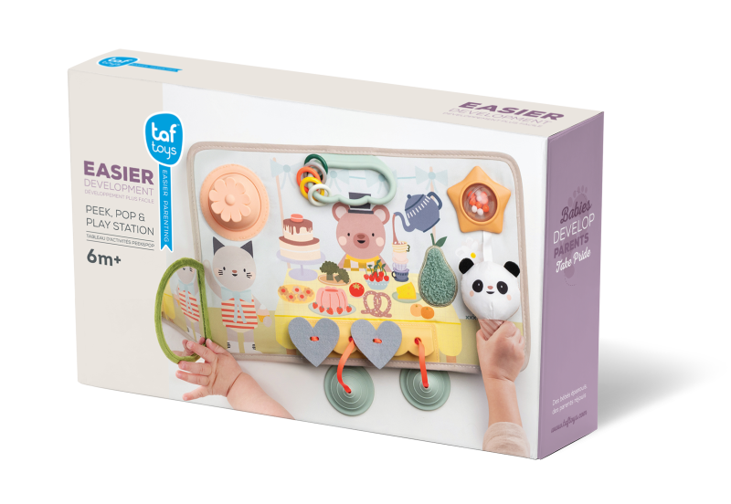 Hrací pult s aktivitami Peek, Pop & Play