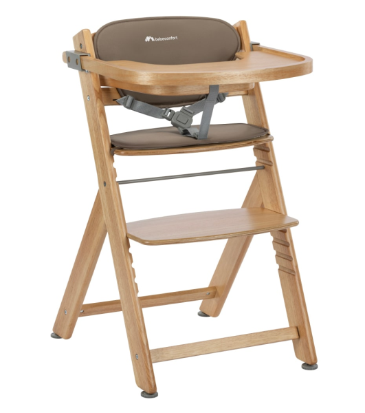 Timba židlička rostoucí Natural Wood s podložkou