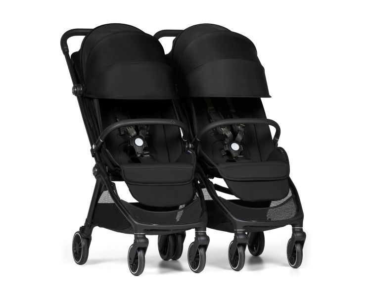 Connect Mini 2x kočárek s madlem Black
