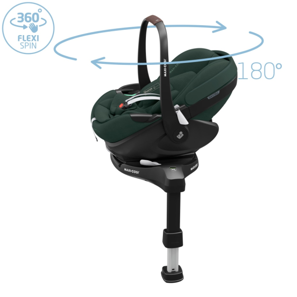 Pebble 360 Pro 2 autosedačka Twillic Green + základna FamilyFix 360 Pro