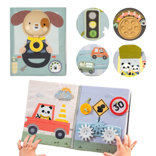 Knížka s aktivitami Tiny Traveler Busy Book A
